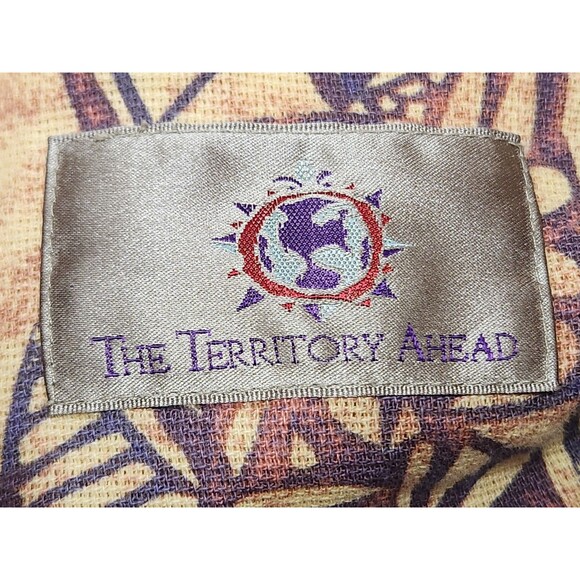 Territory Ahead Shirt Men's XL Short Sleeve Button Up Geometric Aztec Southwest - Picture 4 of 7